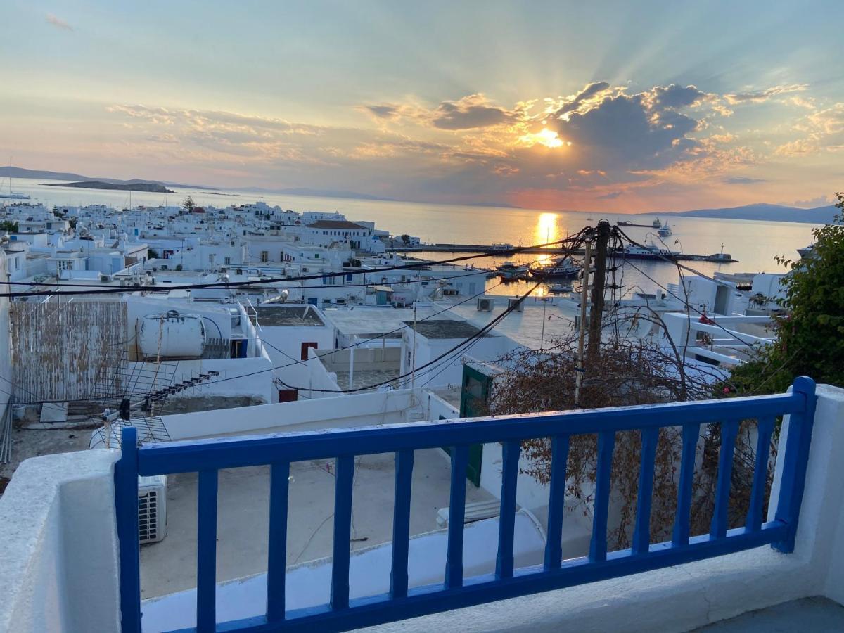 Elenitas Town House With Veranda And Sea View Mykonos Town Exteriér fotografie