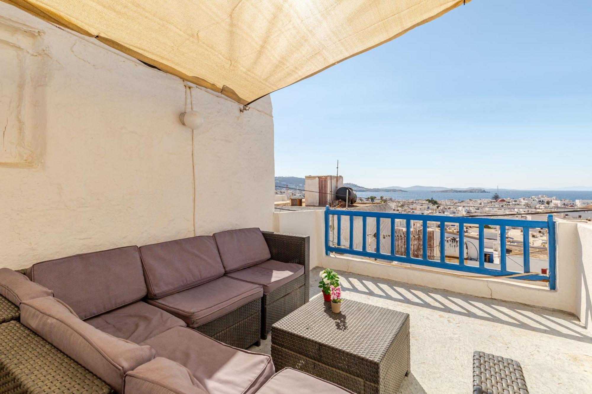 Elenitas Town House With Veranda And Sea View Mykonos Town Exteriér fotografie