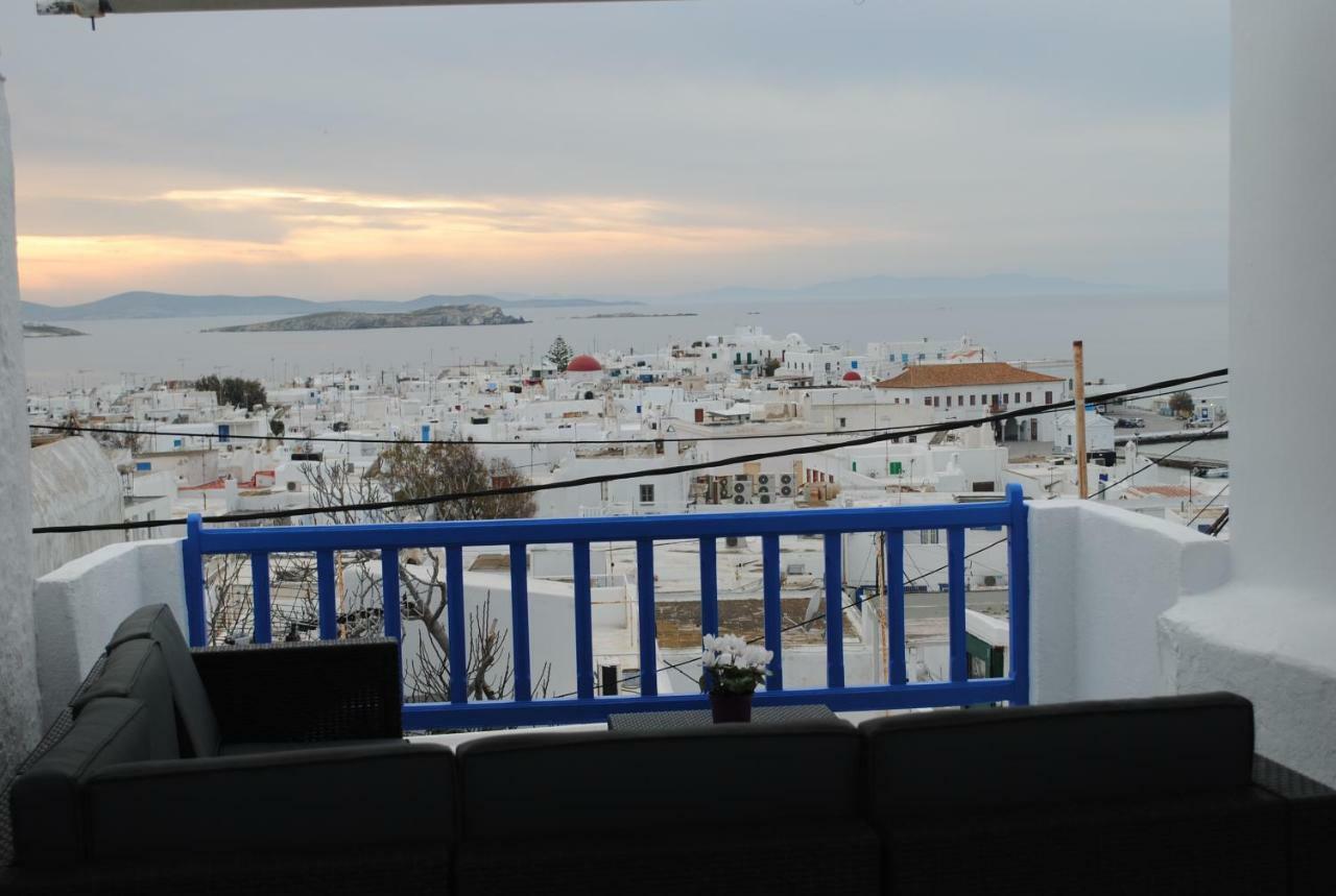 Elenitas Town House With Veranda And Sea View Mykonos Town Exteriér fotografie