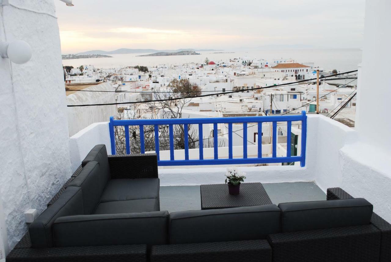 Elenitas Town House With Veranda And Sea View Mykonos Town Exteriér fotografie